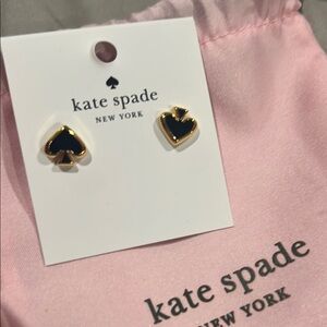 Kate Spade Black and Gold Jewelry Accessories Earrings